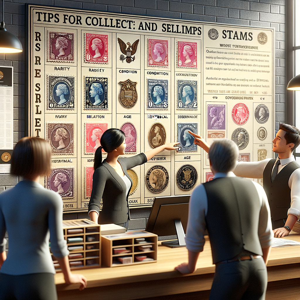 stamp selling tips