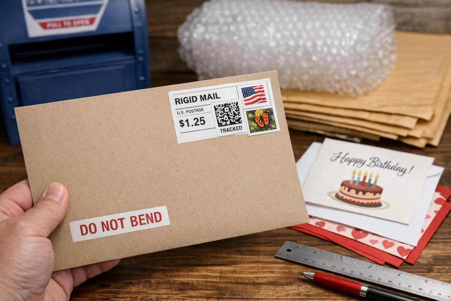 rigid envelope postage explained