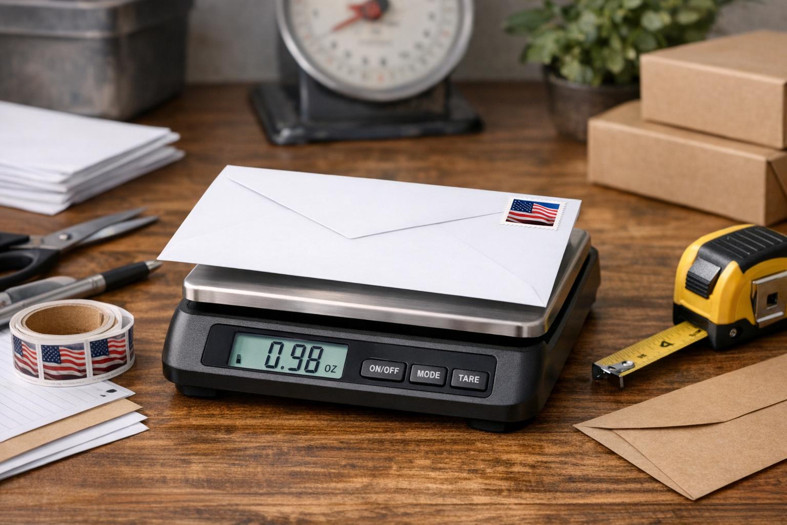 how to weigh a letter at home