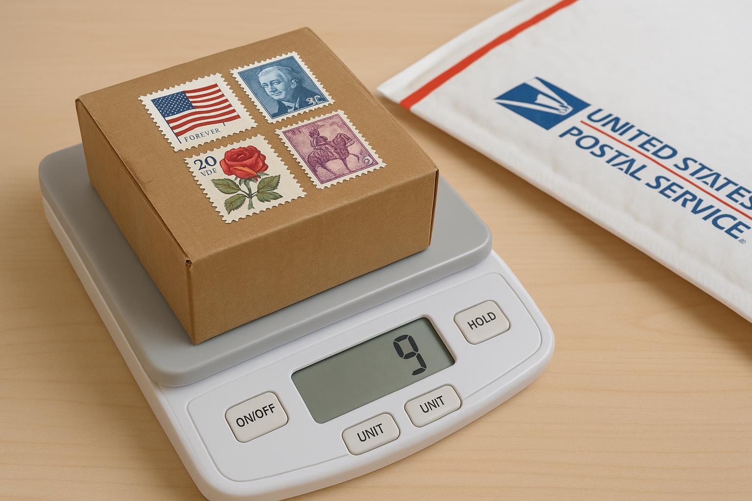 how to calculate postage by weight and shape