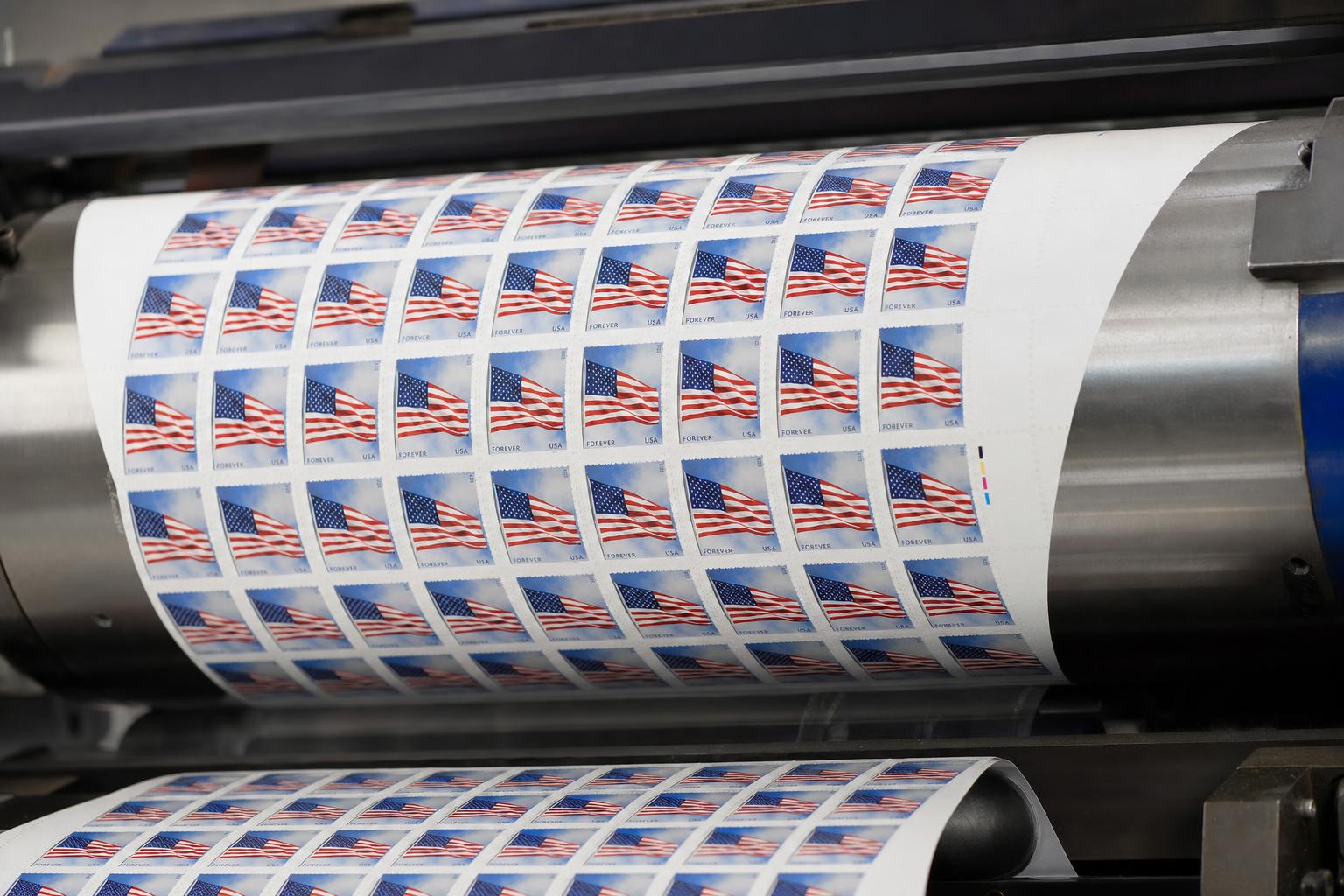 How Are Postage Stamps Printed In Modern USPS Production