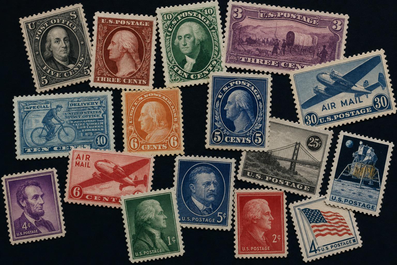 history of prepaid postage